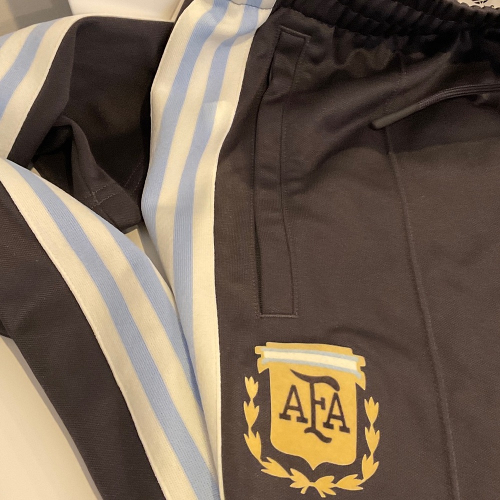 Adidas original unisex Argentina soccer team sweatpants joggers - Picture 3 of 8